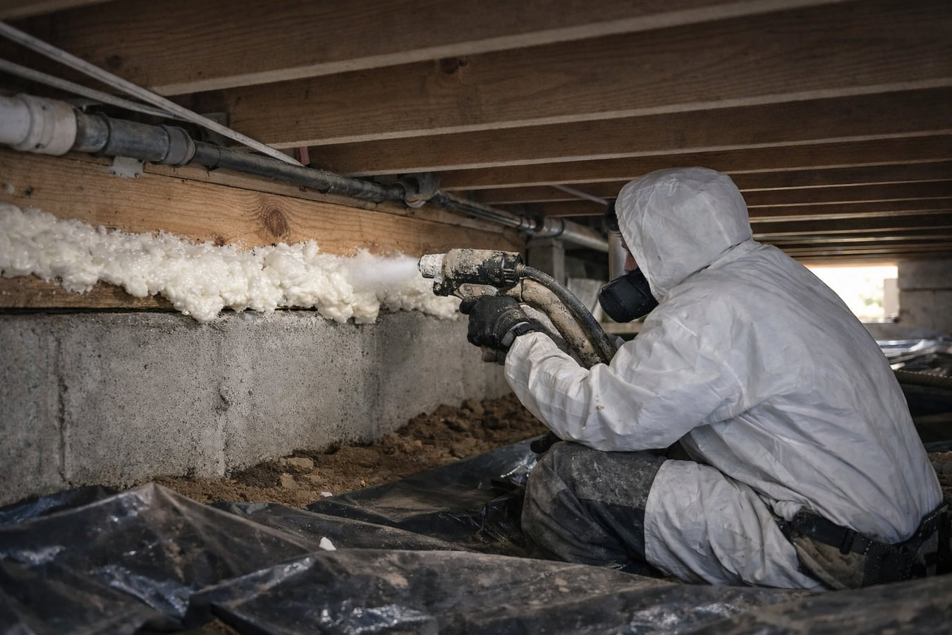 Crawl space insulation in Klamath Falls, OR